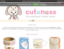 Tablet Screenshot of cuteness.nl
